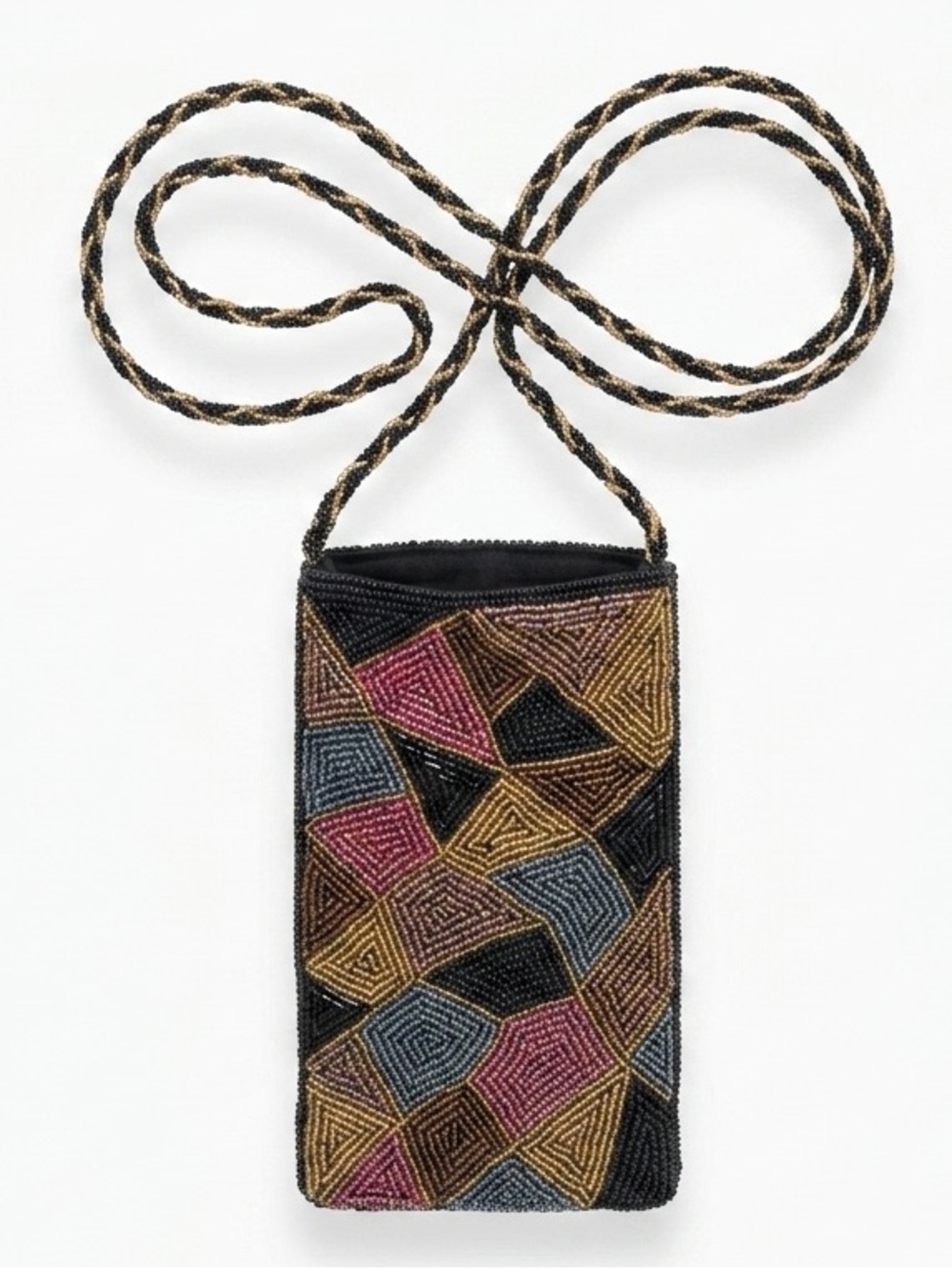 Heavily beaded crossbody